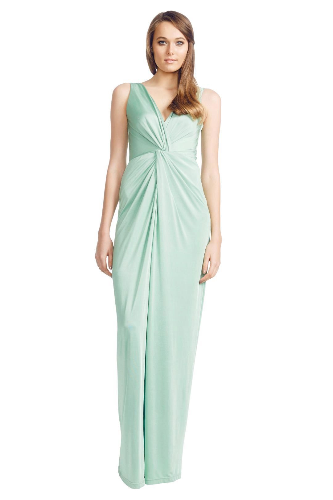 George - Apple Carulli Gown - Green - Front