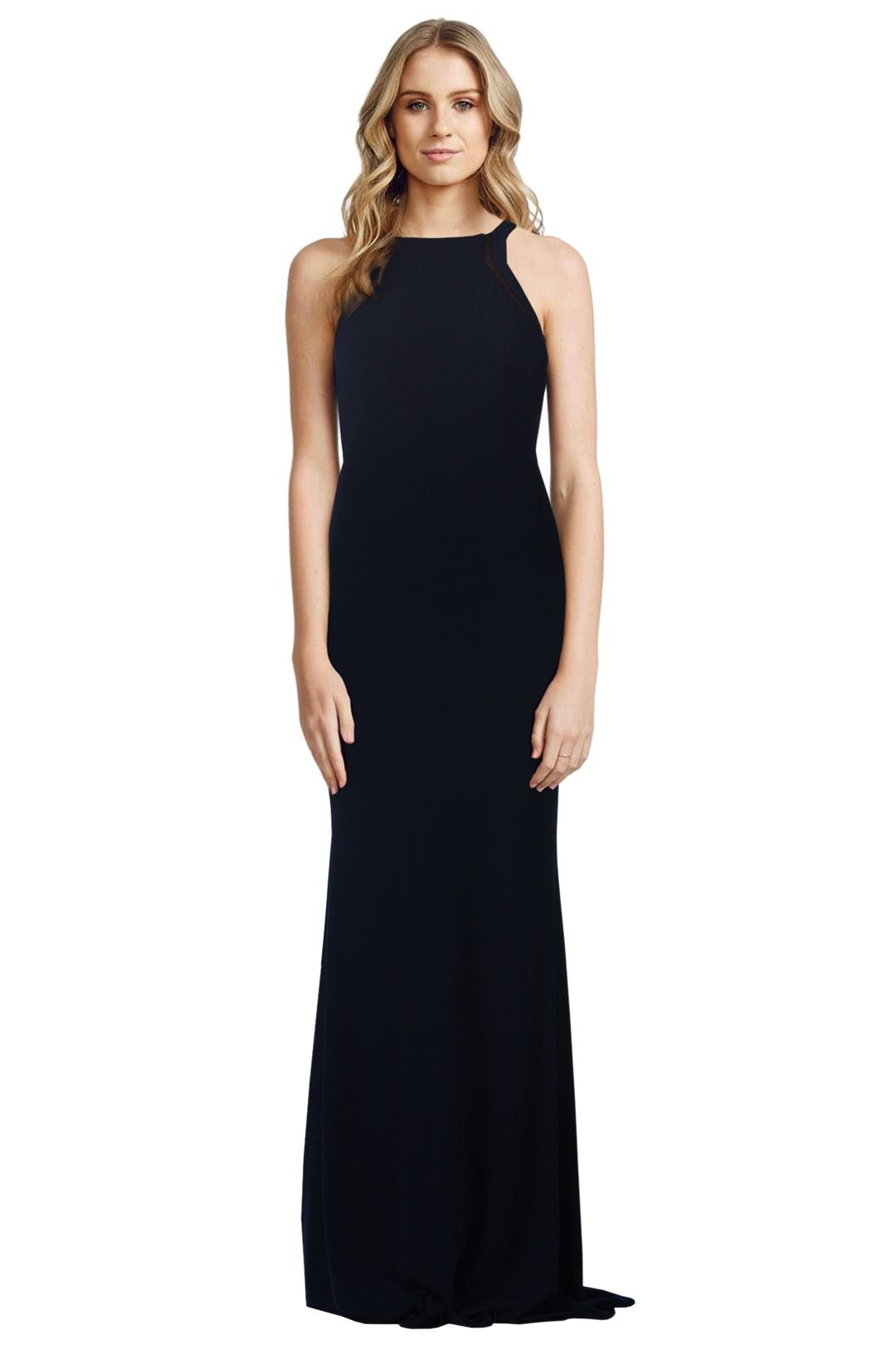 George - Athena Gown - Black - Front