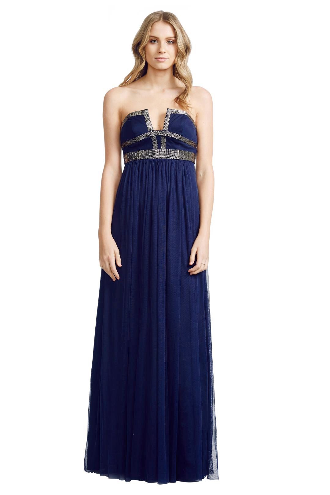 George - Hailey Gown - Blue - Front