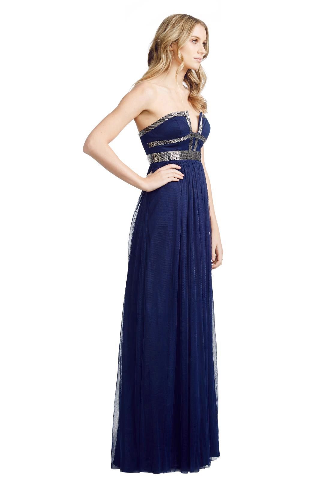 George - Hailey Gown - Blue - Side