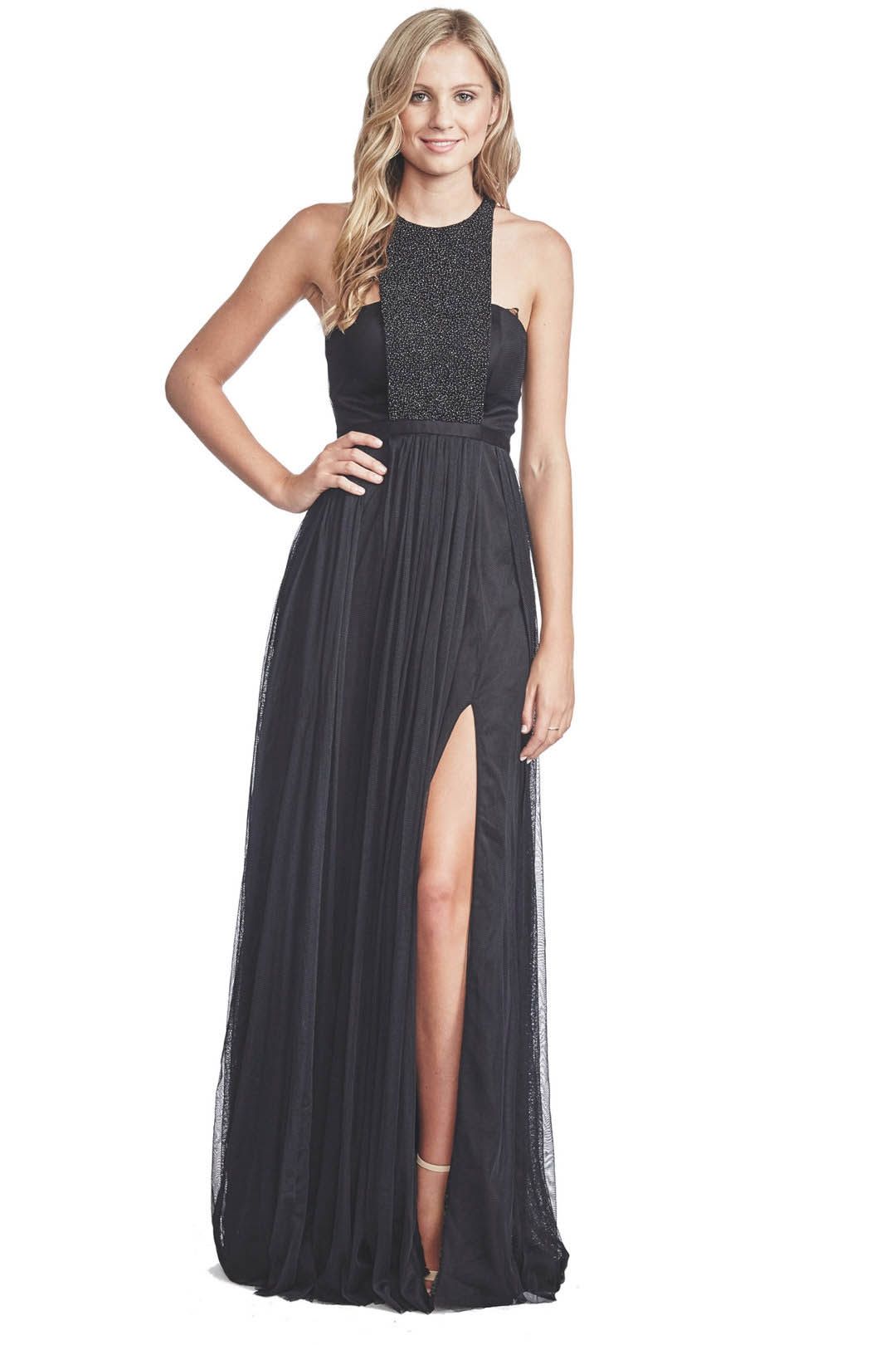 George - Morgan Gown - Black - Front