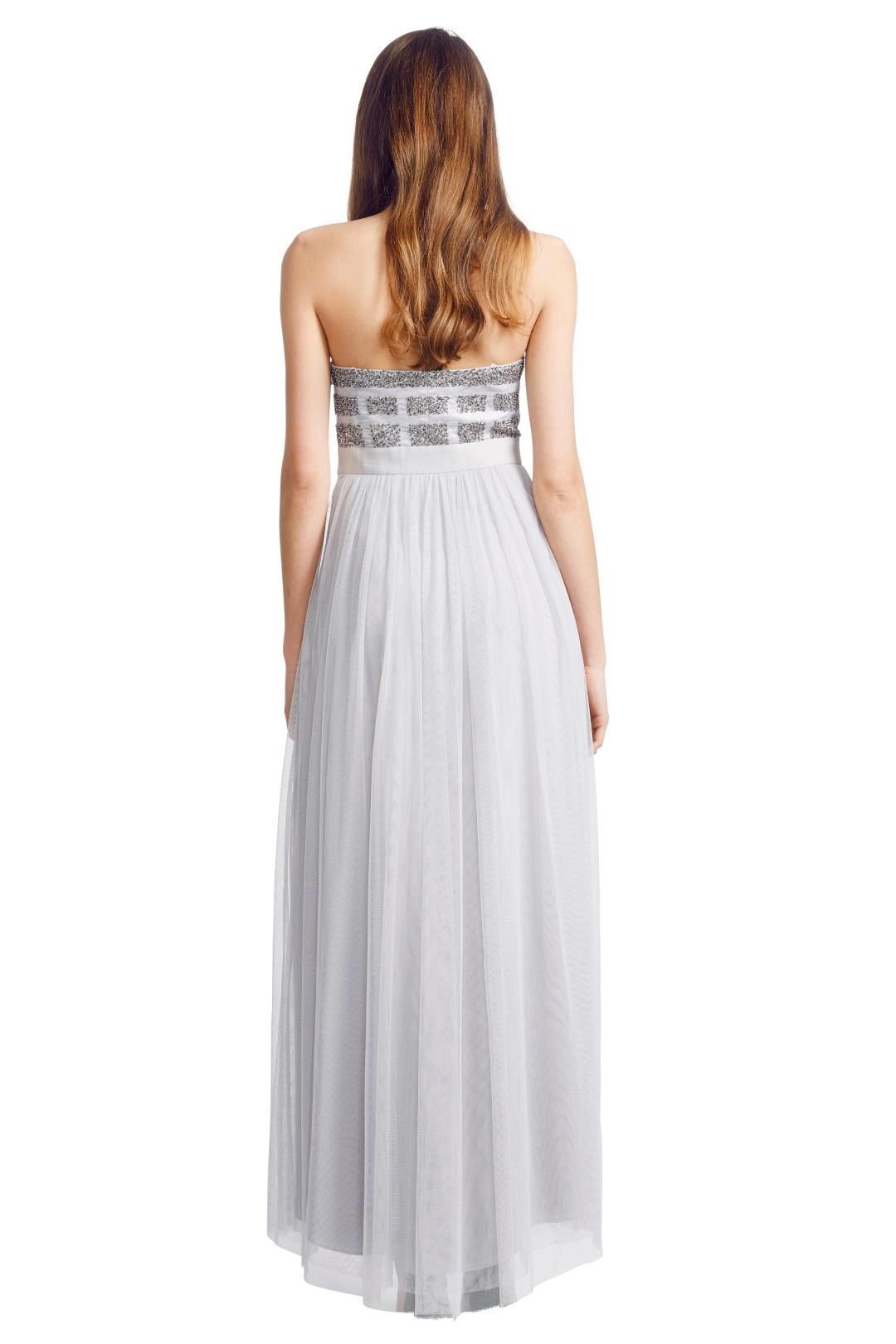 George - Pixel Gown - Silver - Back