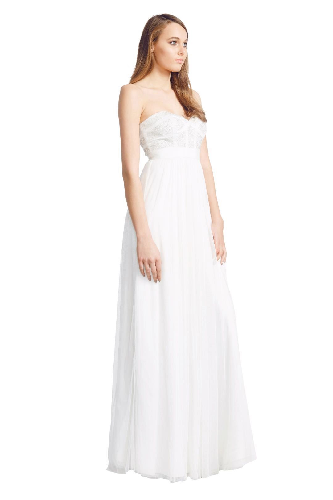 George - Pixel Gown - White - Side