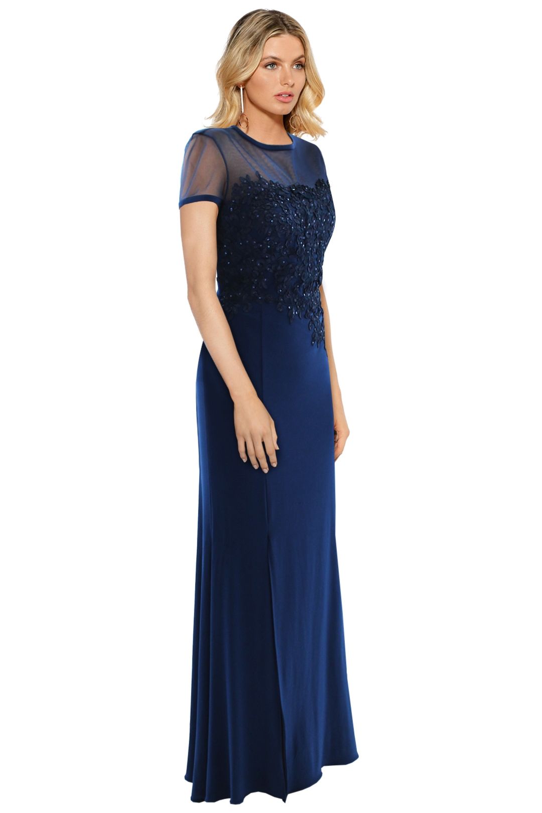 George - Seraphina Gown - Blue - Side