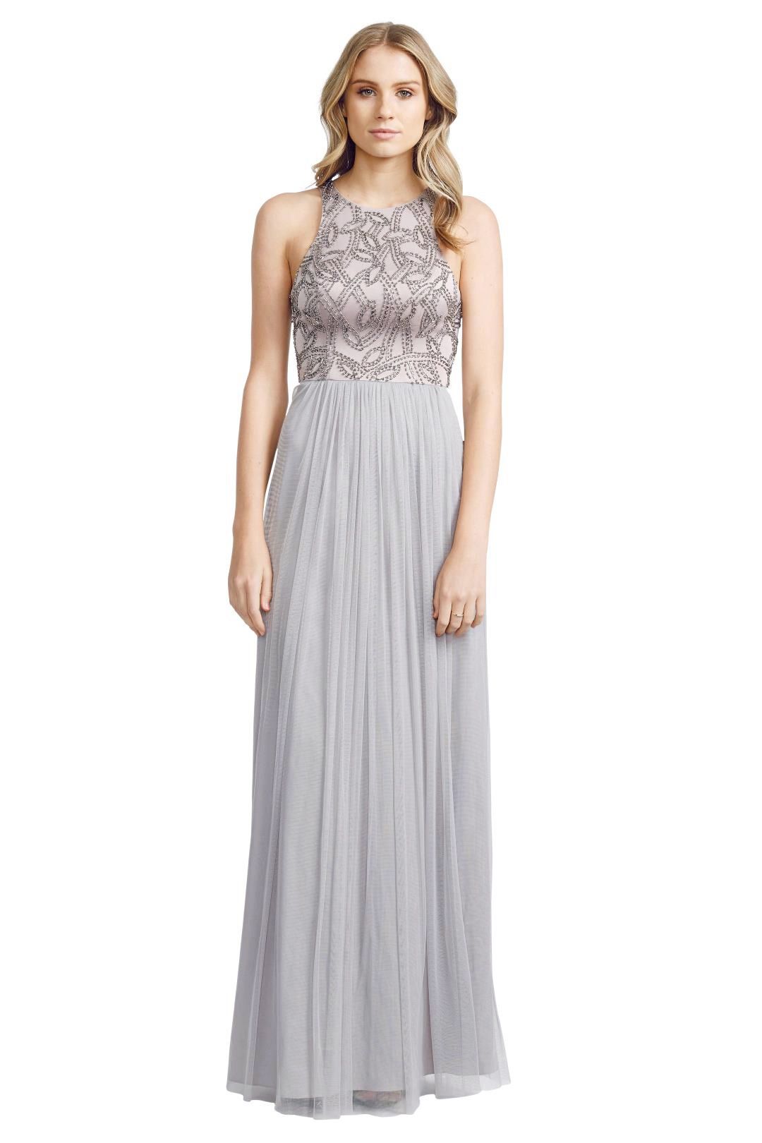 George - Sofia Gown - Grey - Front