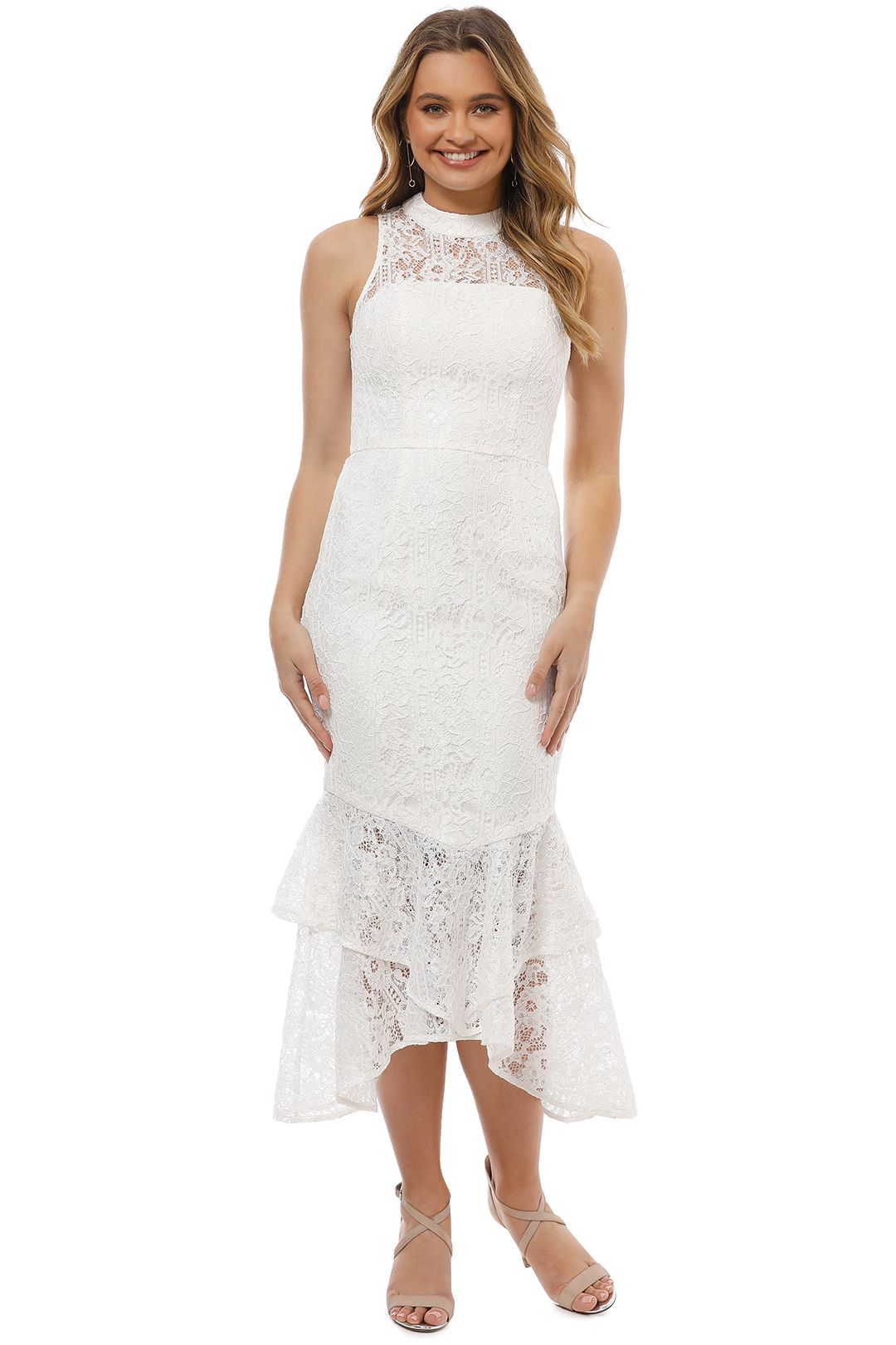 George - Carla Dress - White - Front 
