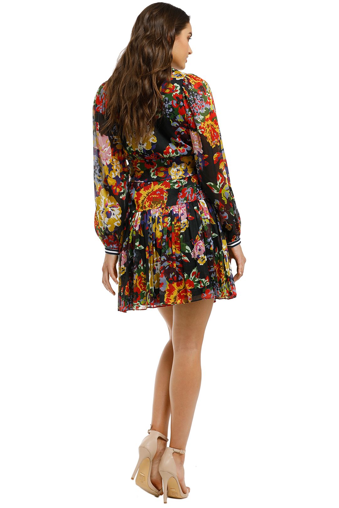 smart black dress with sleeves