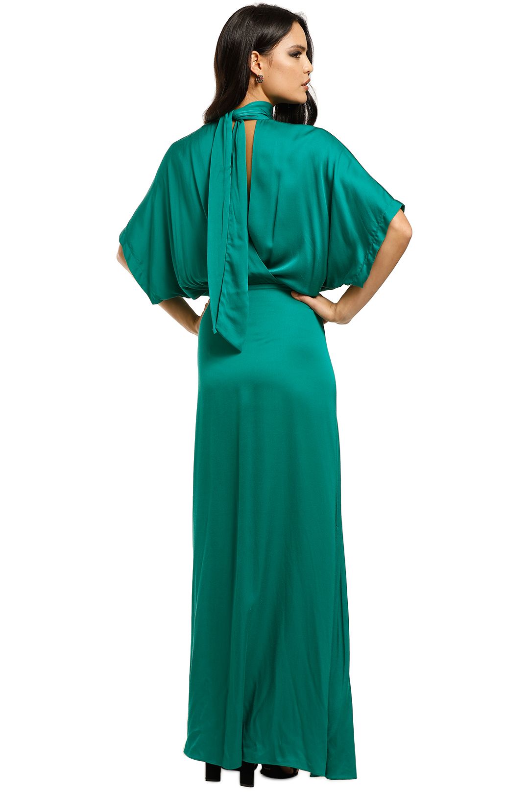 Bliss Gown in Jade Green by Ginger and Smart for Hire | GlamCorner