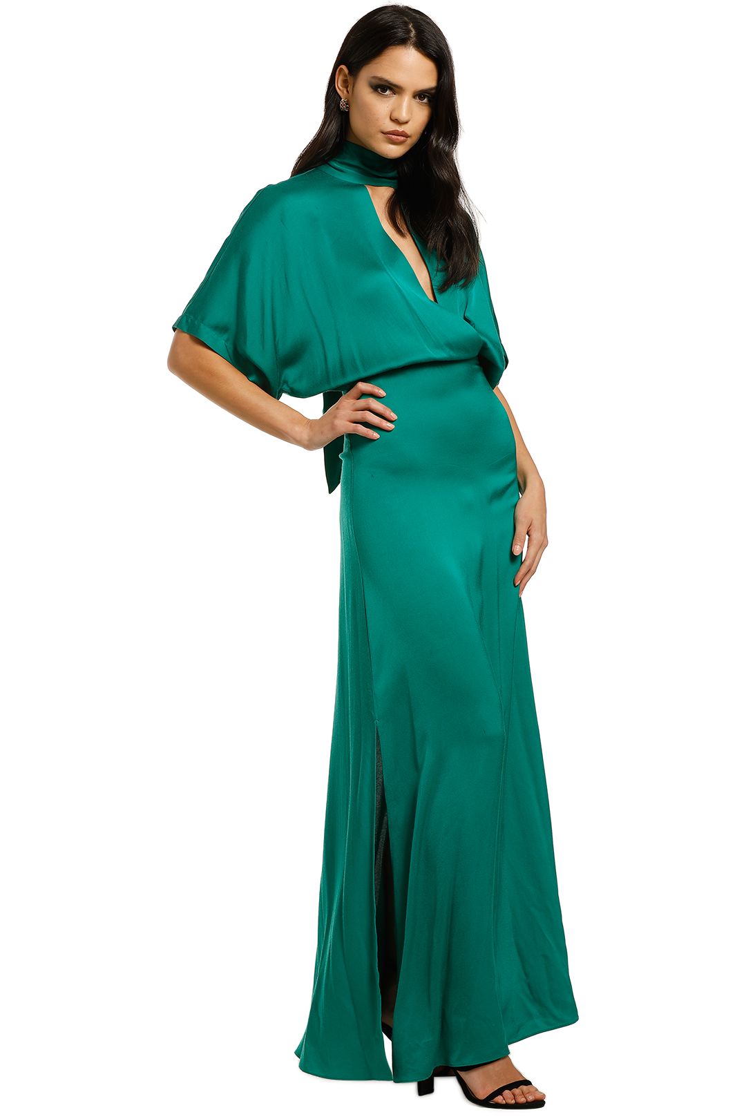 Ginger-and-Smart-Bliss-Gown-Jade-Green-Side