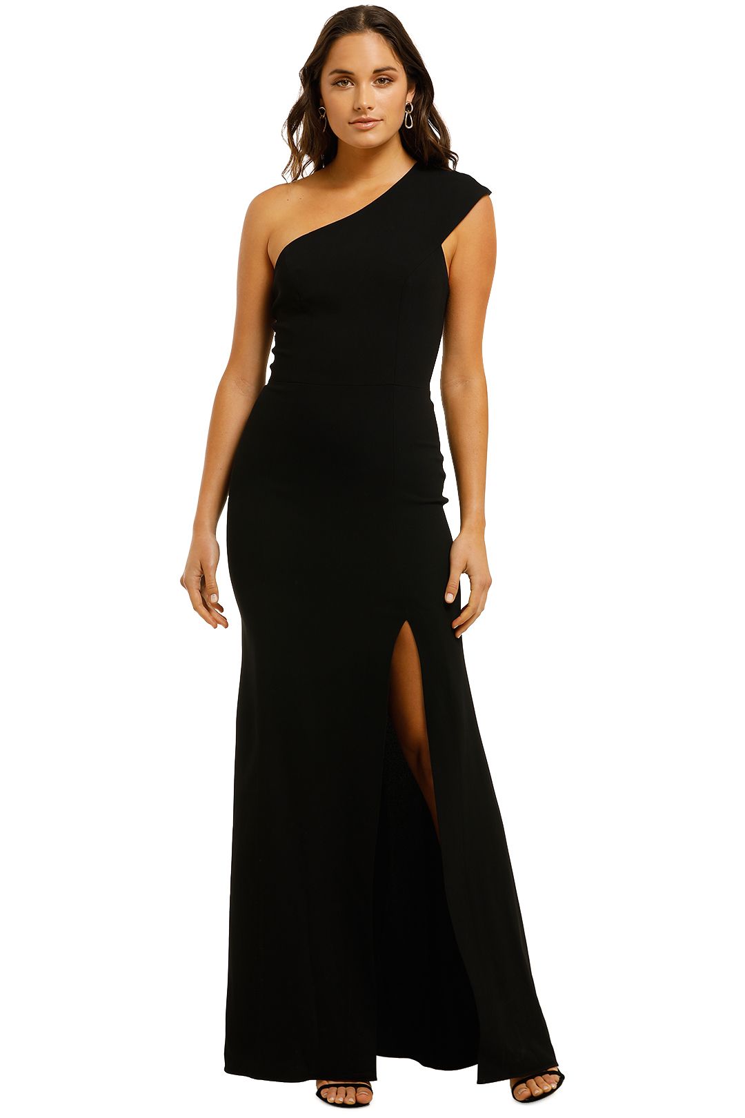 Elixer Gown in Black by Ginger and Smart for Hire | GlamCorner