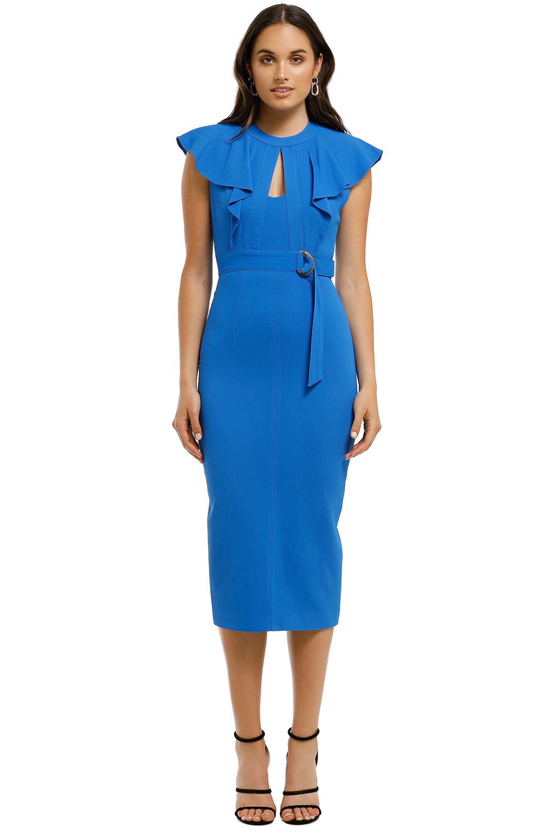 Ginger-and-Smart-Epiphany-Fitted-Dress-Klein-Blue-Front