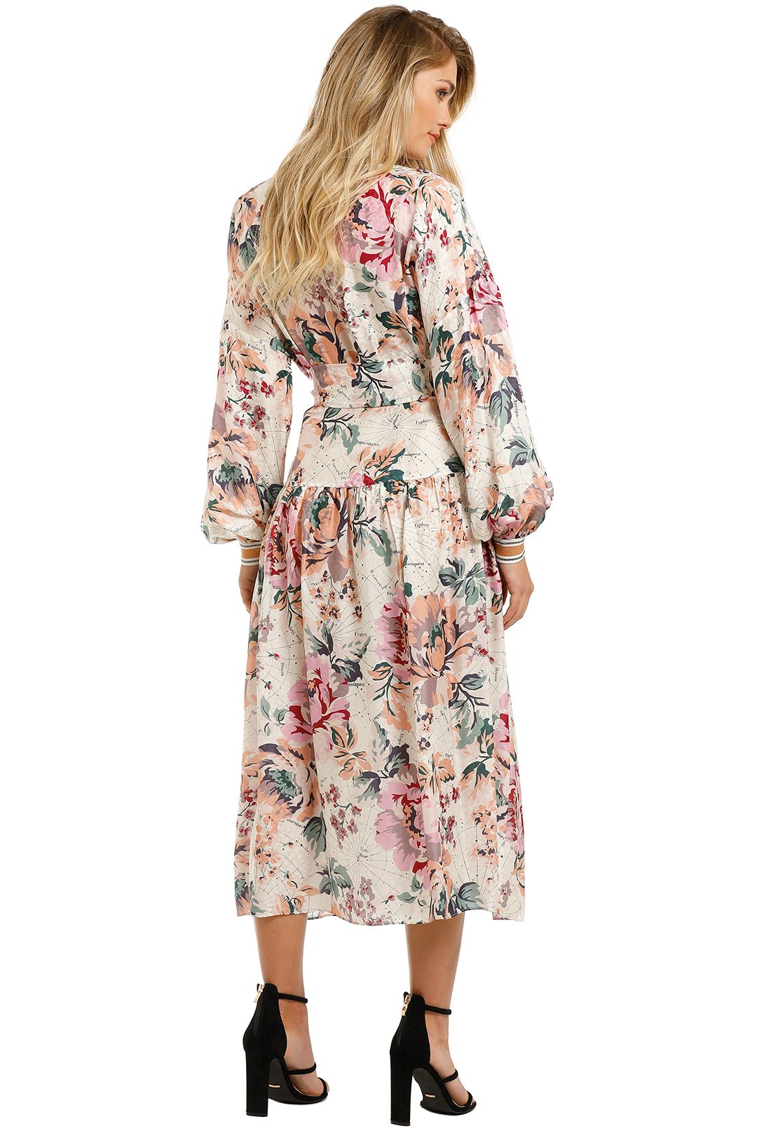 Ginger-And-Smart-Floral-Charts-Wrap-Dress-Floral-White-Back