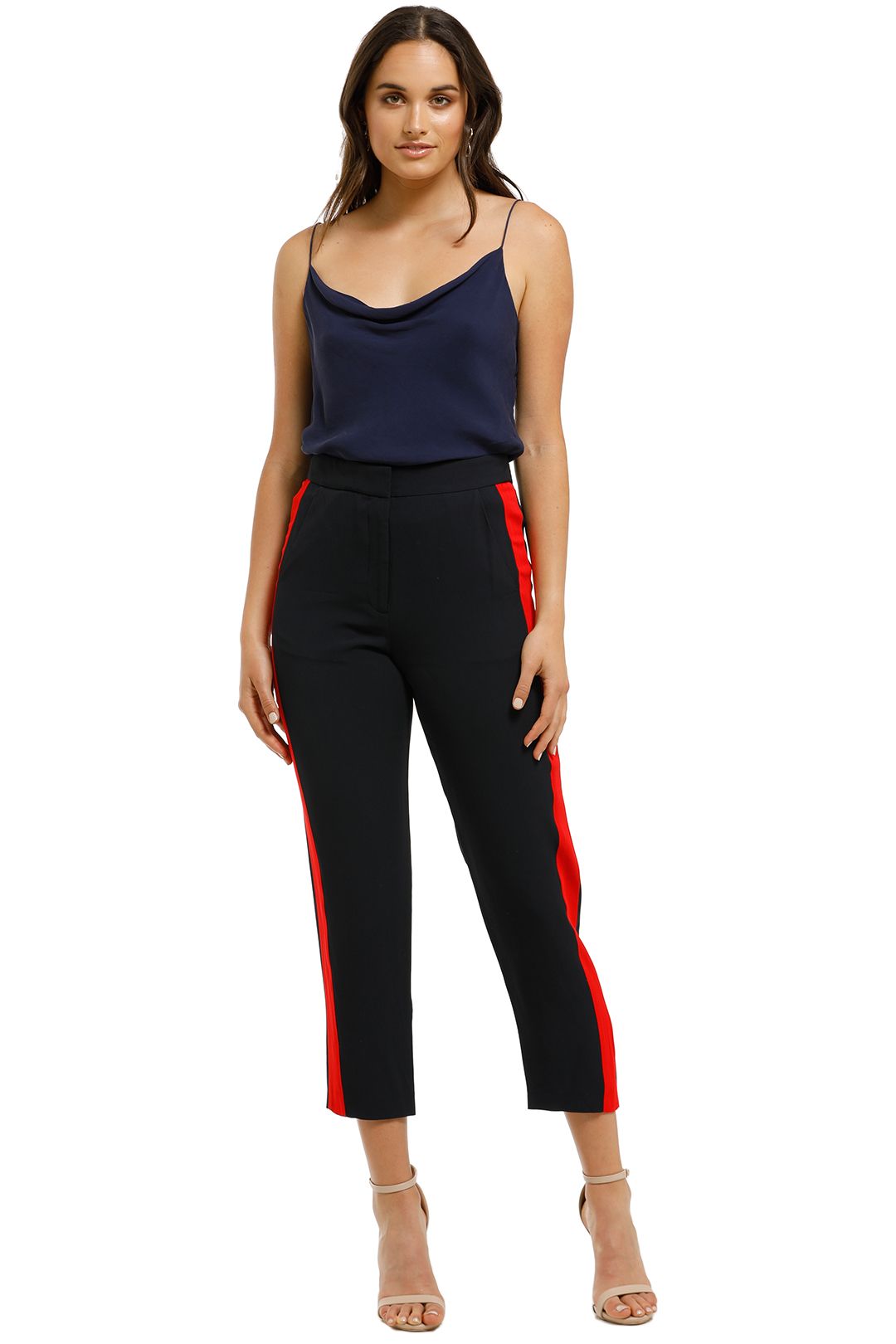 Ginger-and-Smart-Illicit-Pant-Navy-Red-Apple-Front
