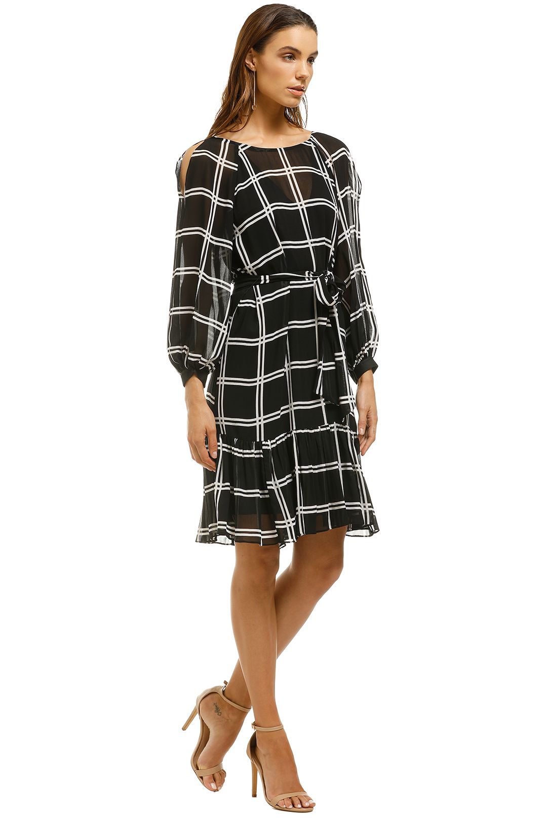 Ginger-and-Smart-Juxtapose-Dress-Black-White-Side