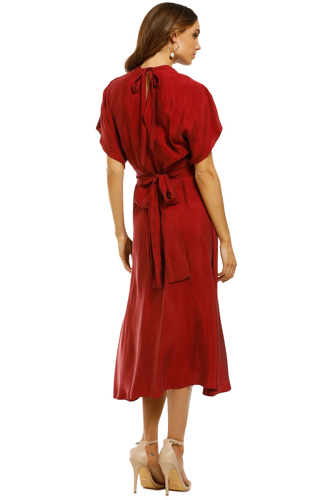 Shade Dress in Ruby by Ginger and Smart for Hire GlamCorner