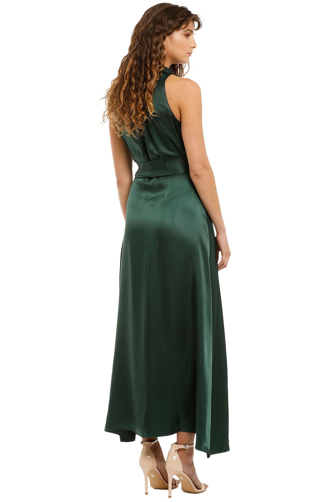 Ginger-And-Smart-Sonorous-Wrap-Dress-Forest-Back