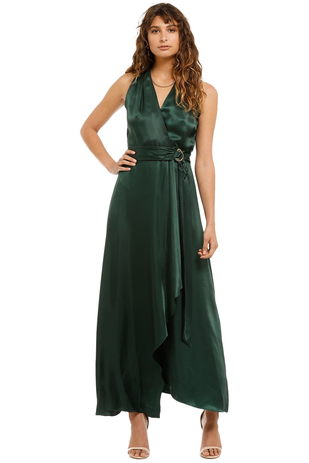 Sonorous Wrap Dress - Forest