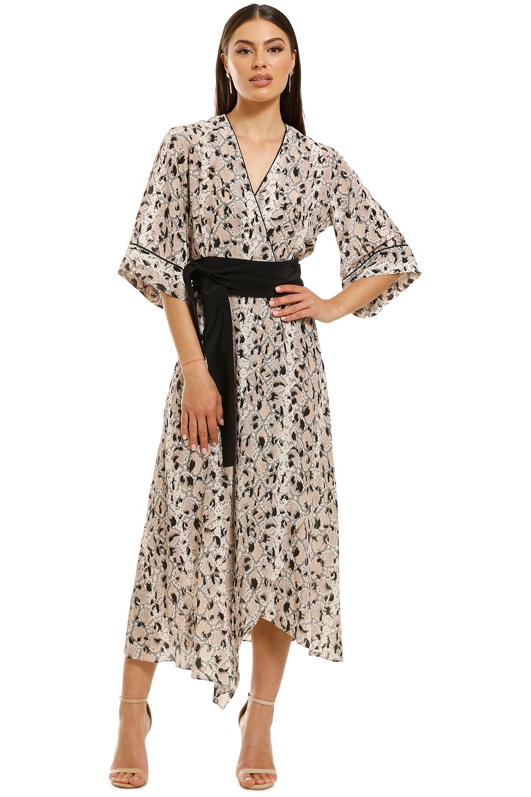 Ginger-and-Smart-Venom-Dress-Snake-Print-Front