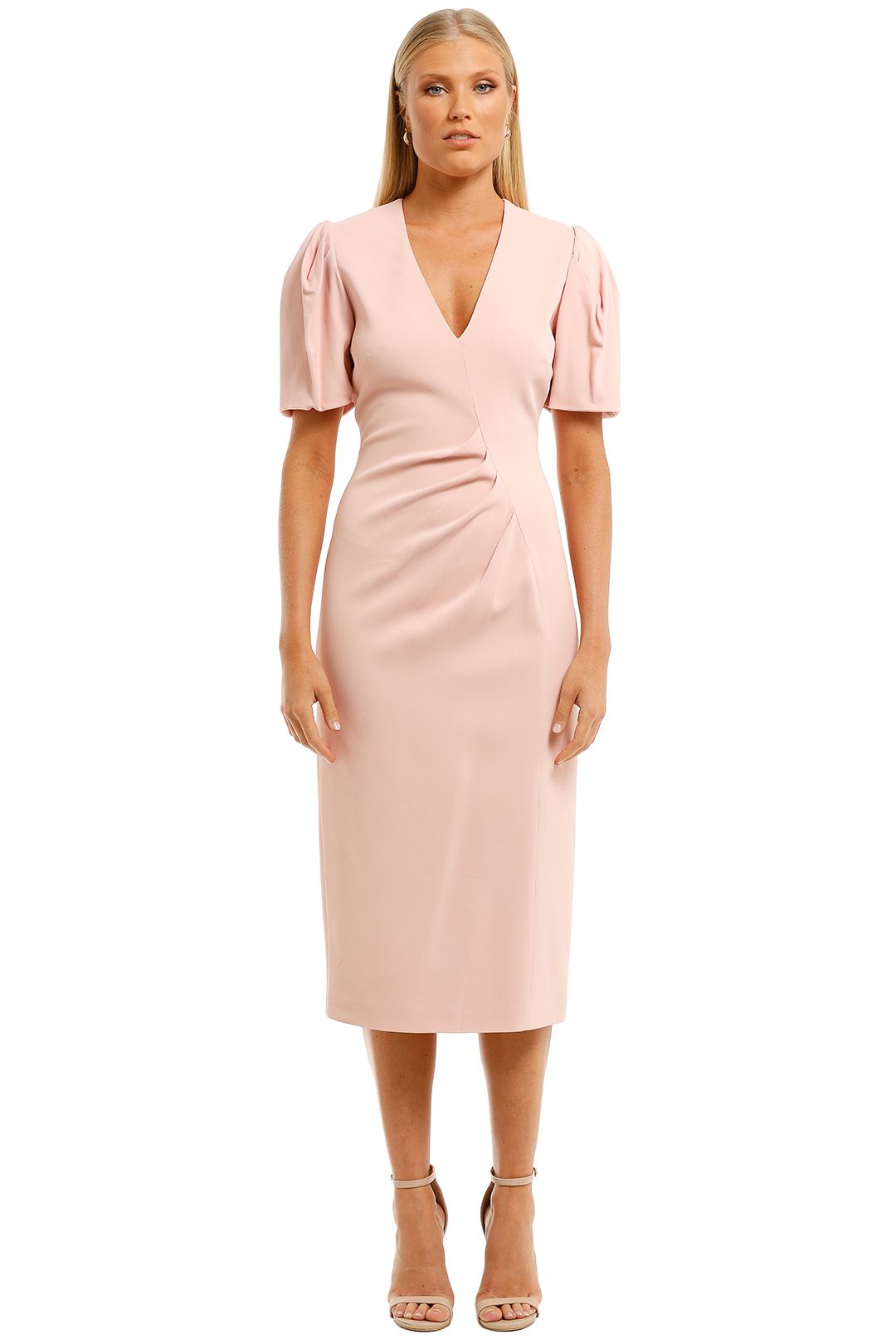 Vortex Dress in Blush Pink by Ginger 