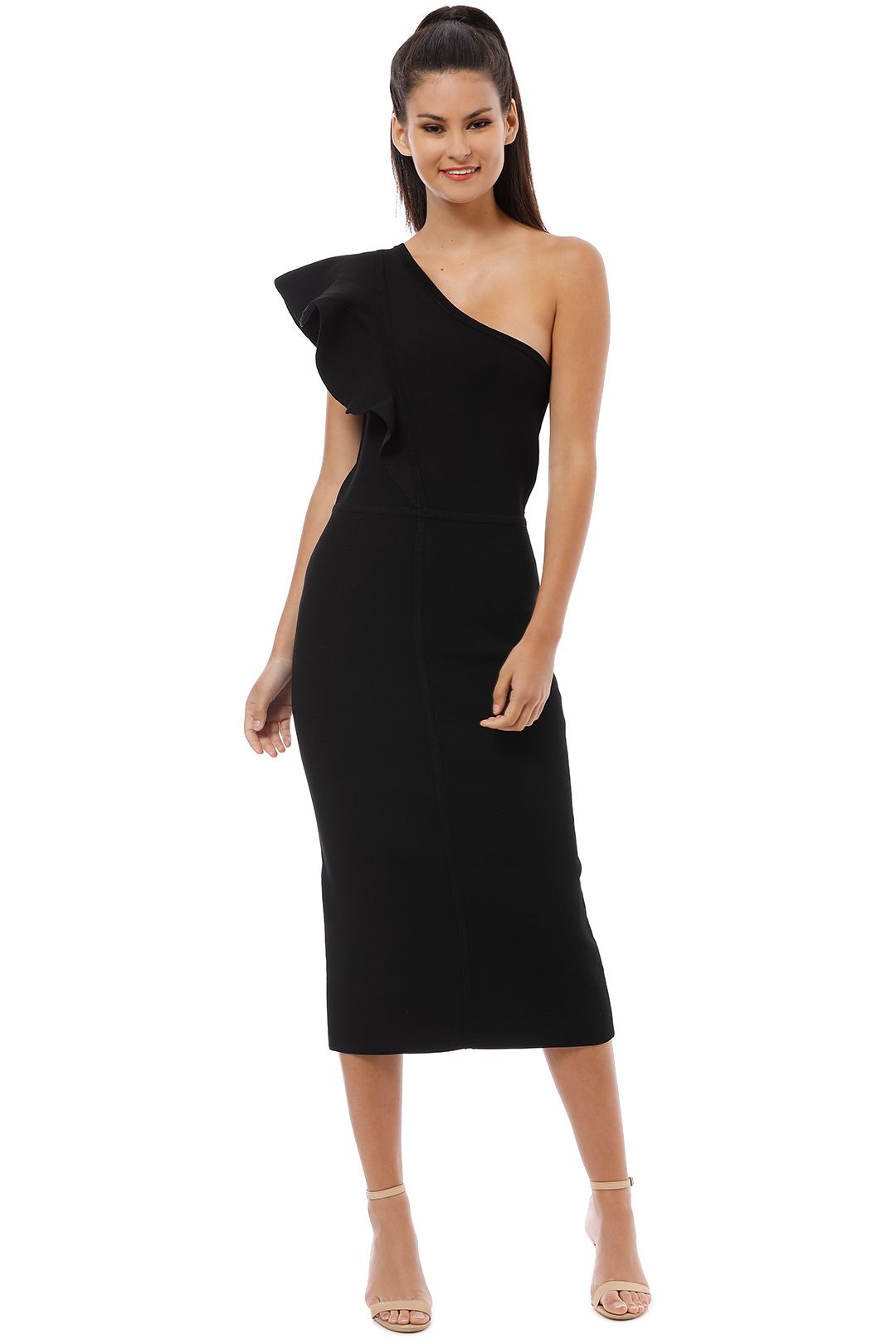smart and black dress