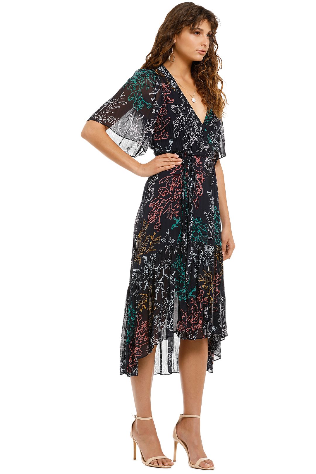 ginger and smart illustrate wrap dress