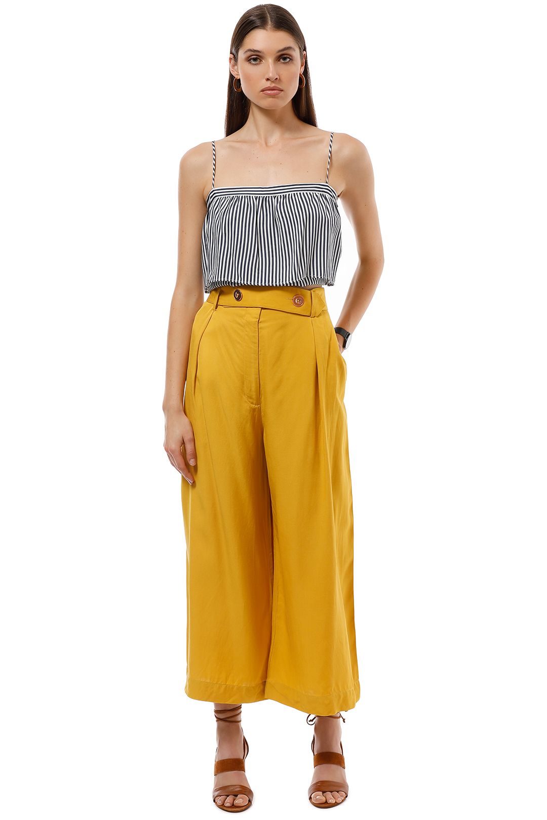 Ginger and Smart - Morph Pant - Mustard Yellow - Front