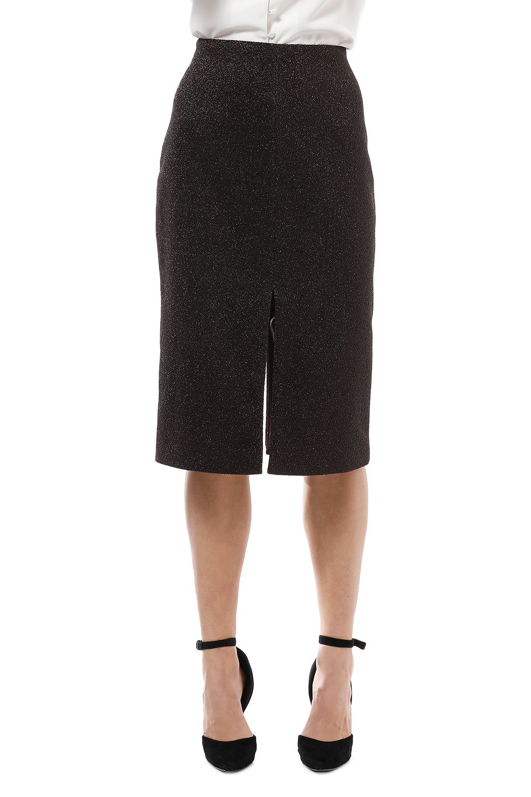 Ginger and Smart - Spectre Skirt - Deep Plum - Front Crop