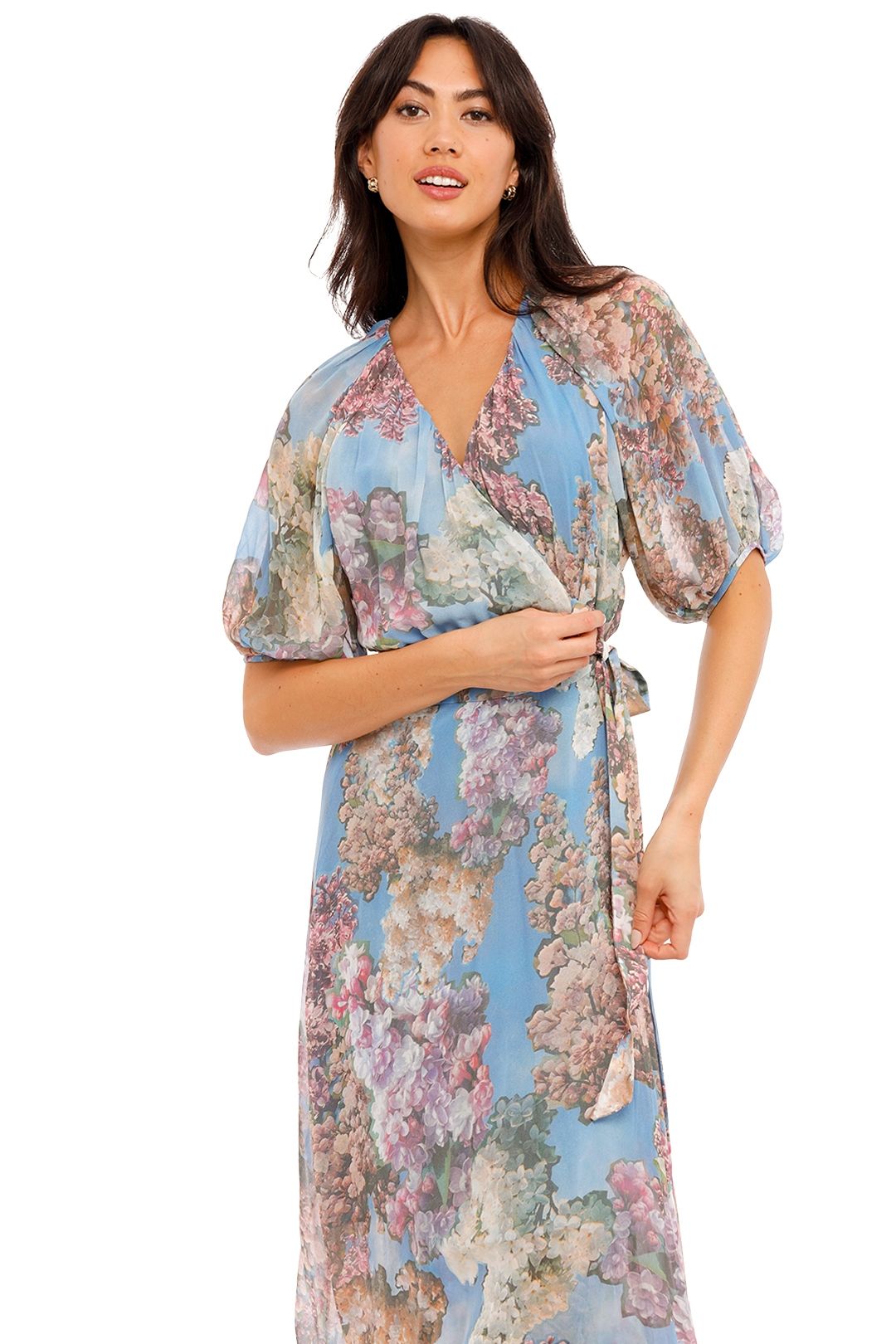 Ginger and Smart New Romantic Wrap Dress floral