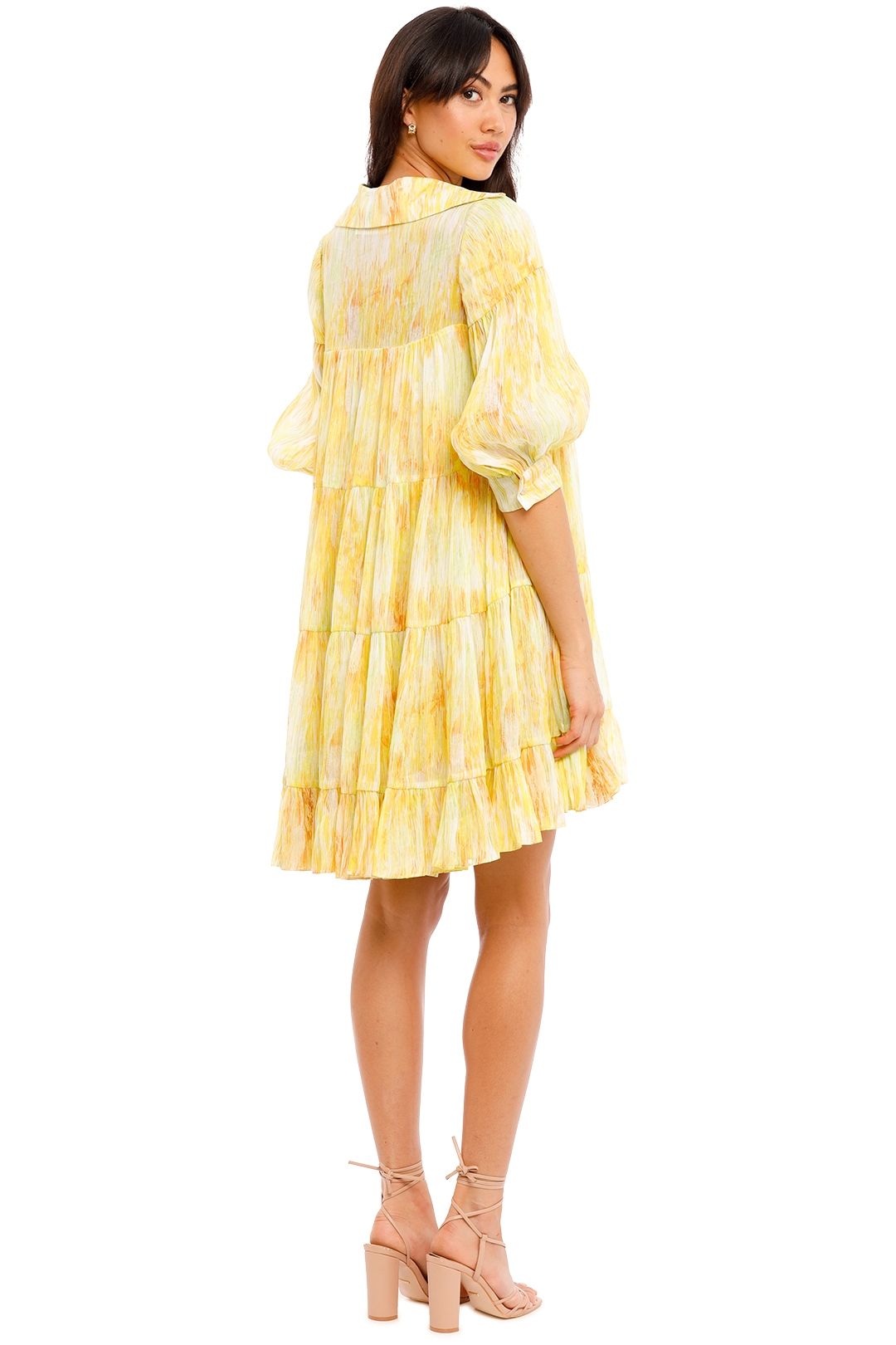 Ginger and Smart Radiate Mini Dress Sunshine Yellow balloon