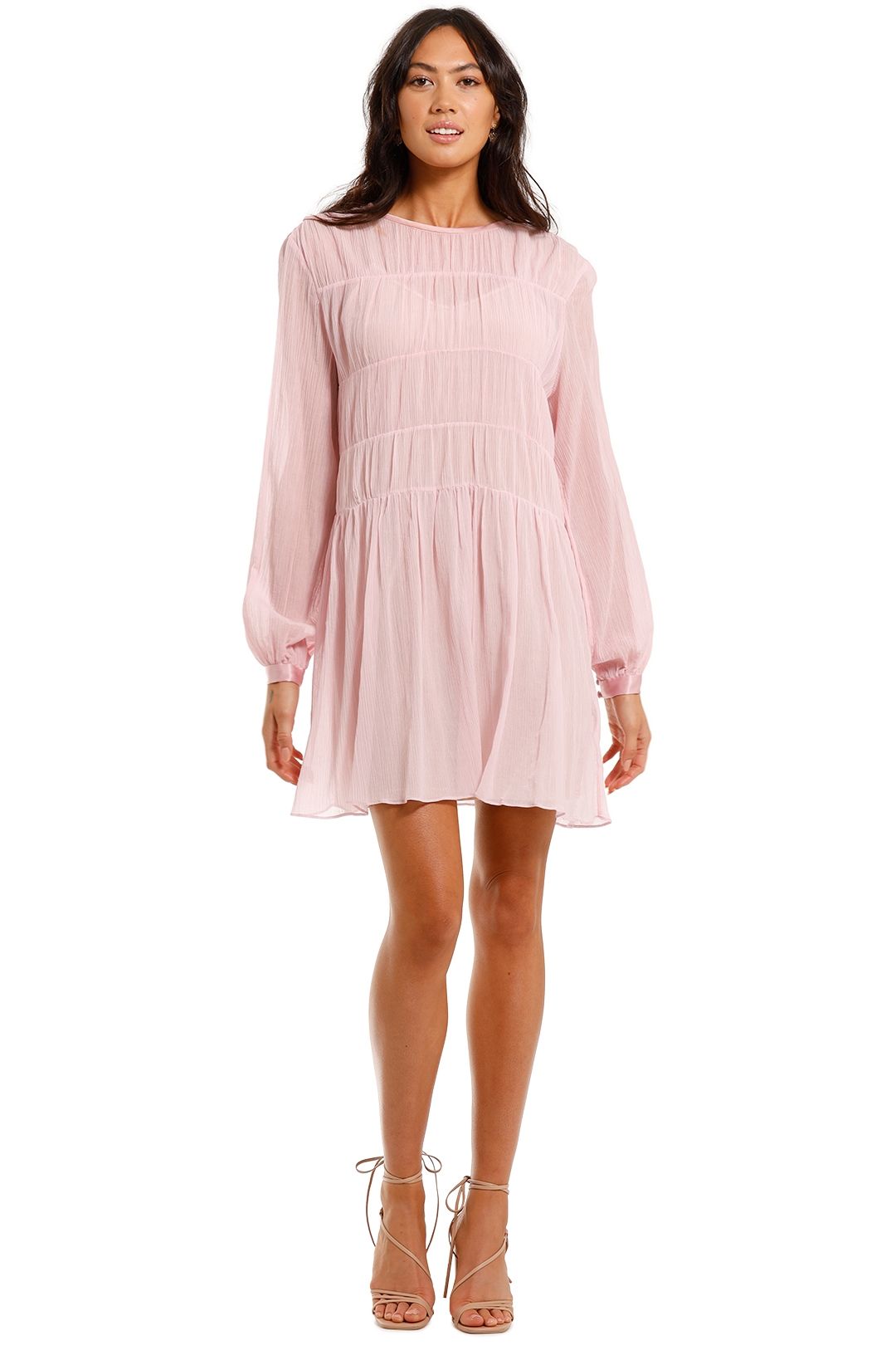 blush designer dresses