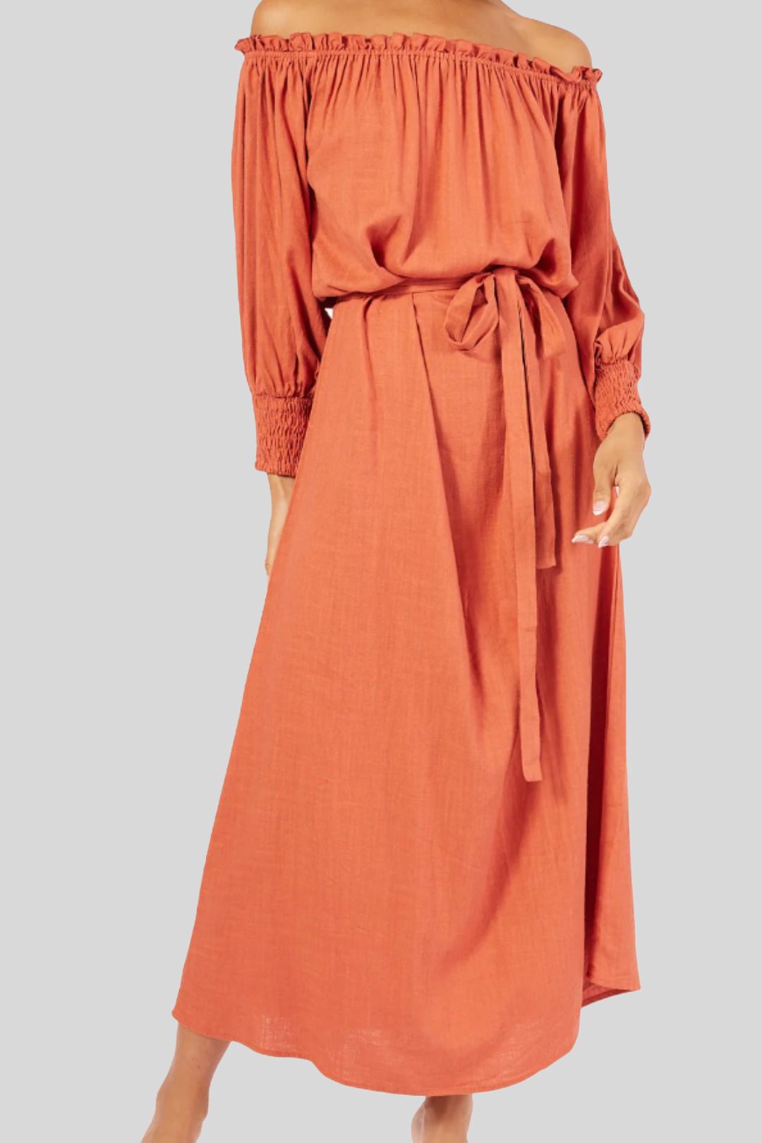 Oriel Off Shoulder Dress