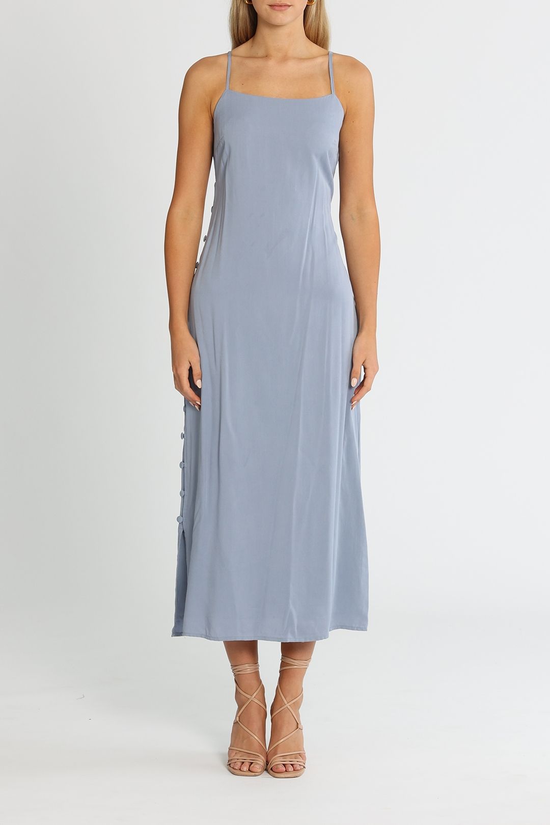Girl and the Sun Brielle Midi Dress Blueberry