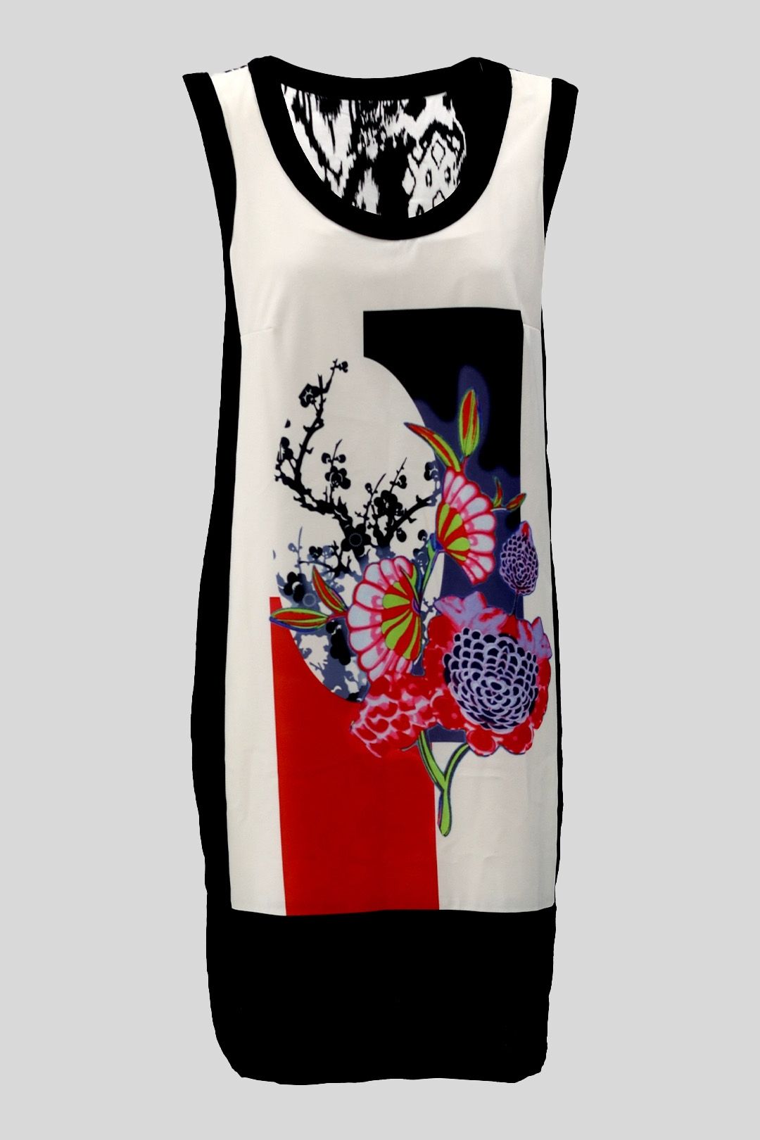 Gitane on Style Patterned Sleeveless Shift Dress