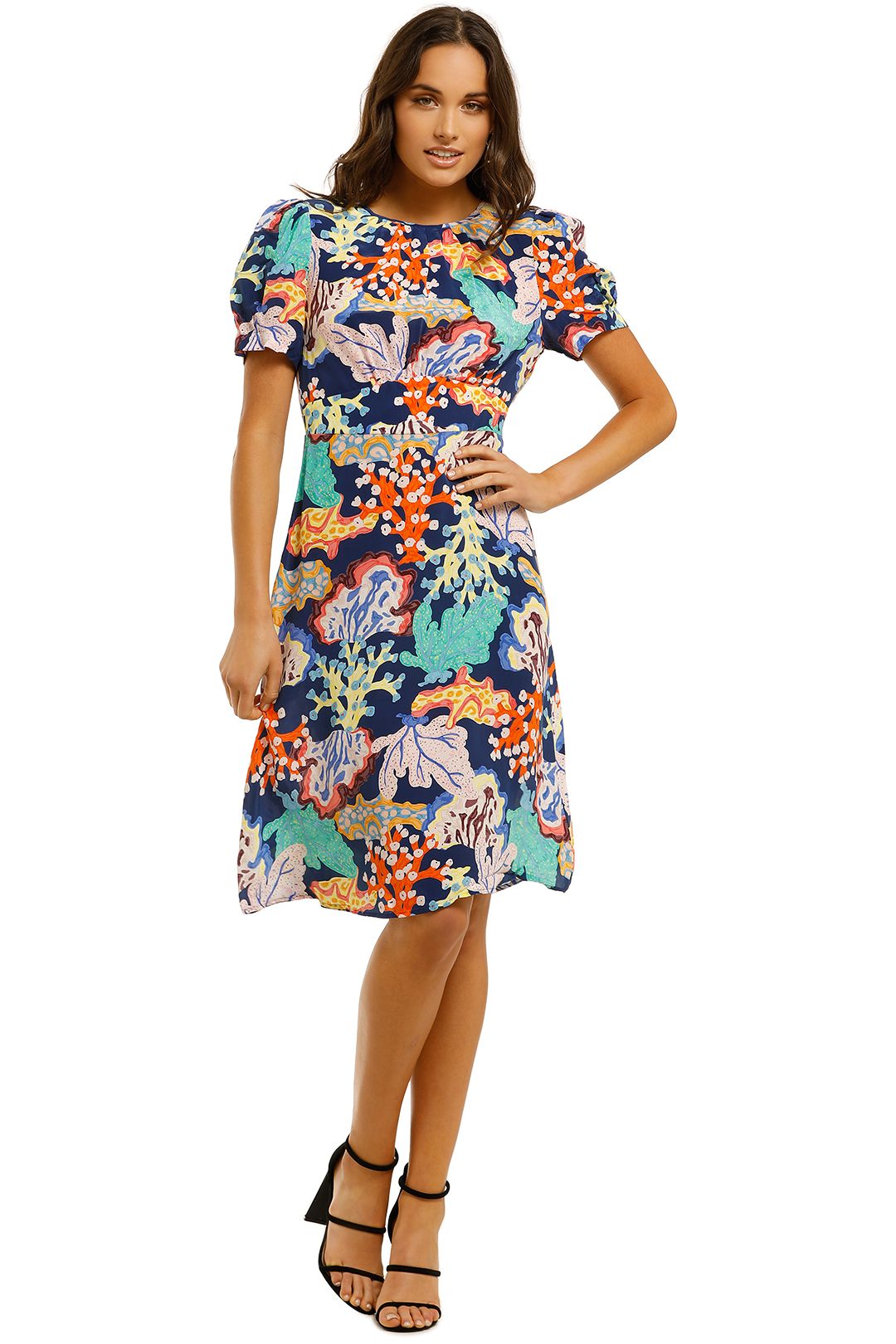 Gorman floral coral dress clearance