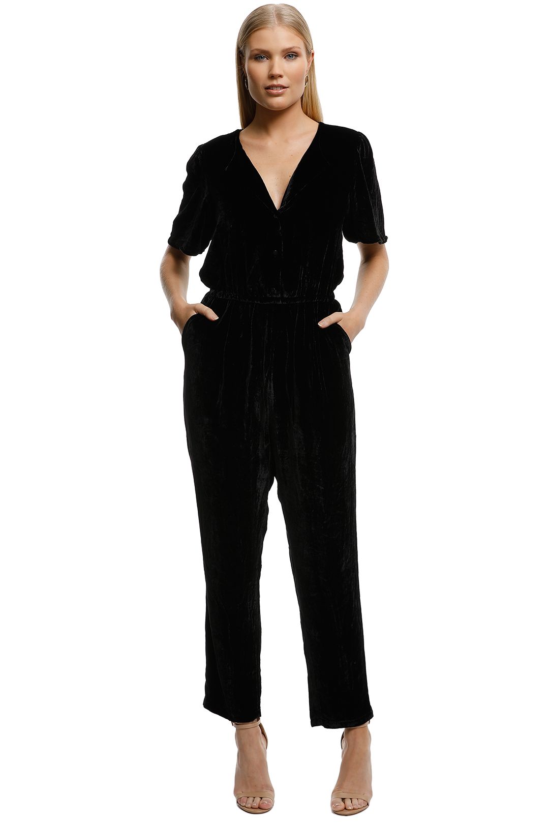 gorman velvet jumpsuit