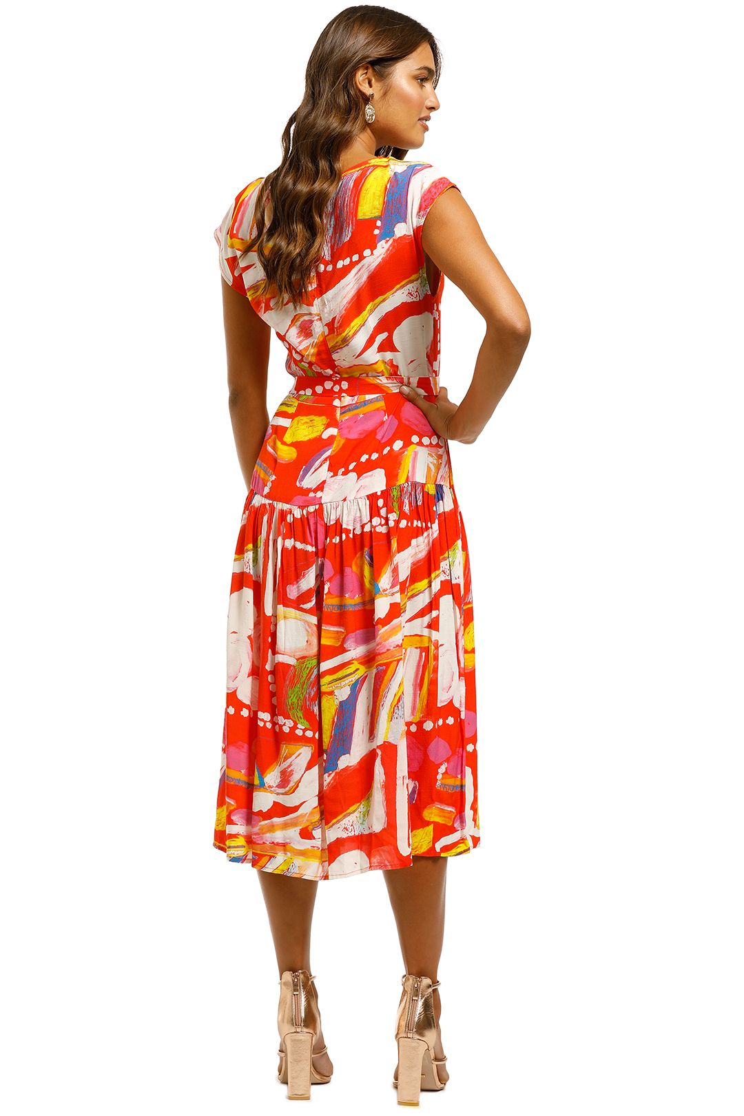 Yimirri Dress in Print by Gorman for 