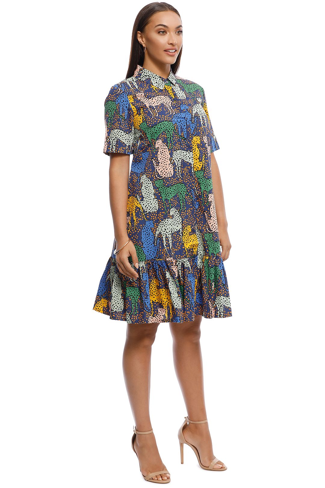 Gorman - Cheetah Print Dress - Multi - Side