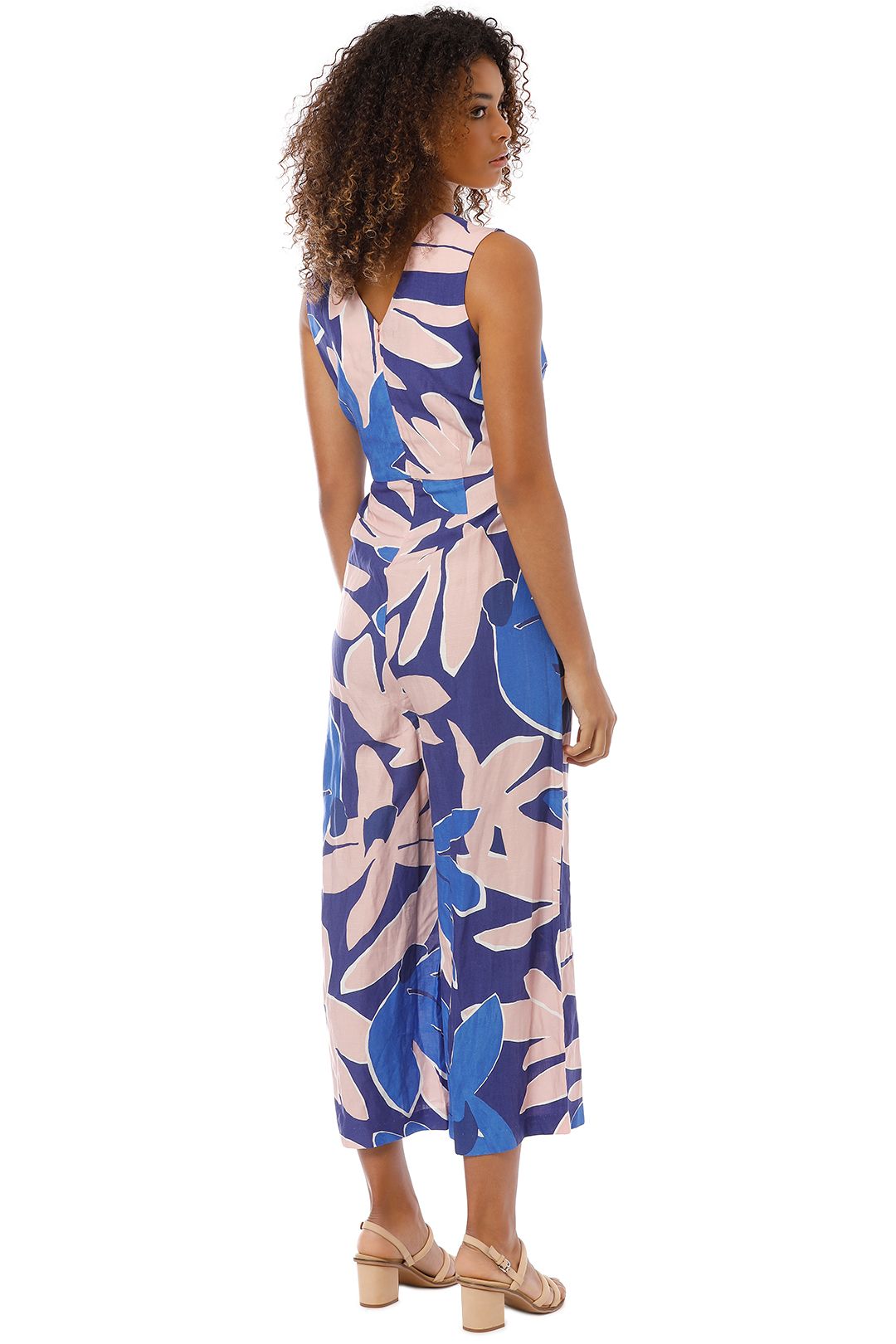 Gorman - Jurassic Daisy Pantsuit - Blue Multi - Back