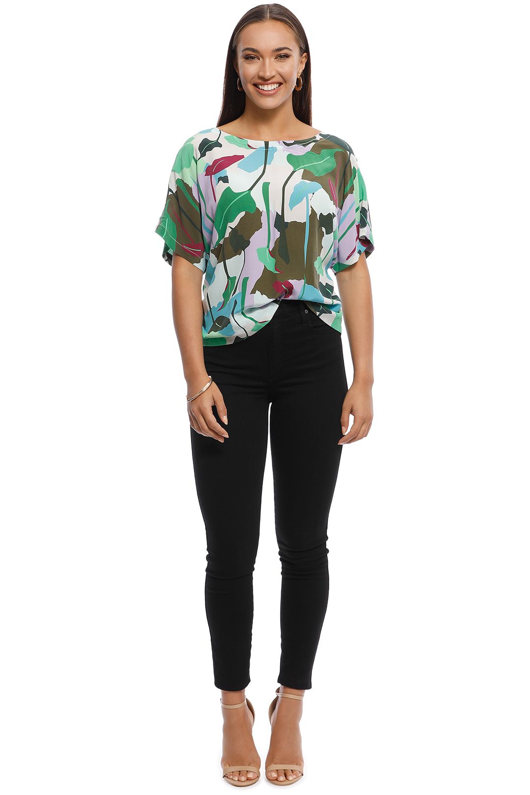 Gorman - Philodendron Silk Top - Multi - front