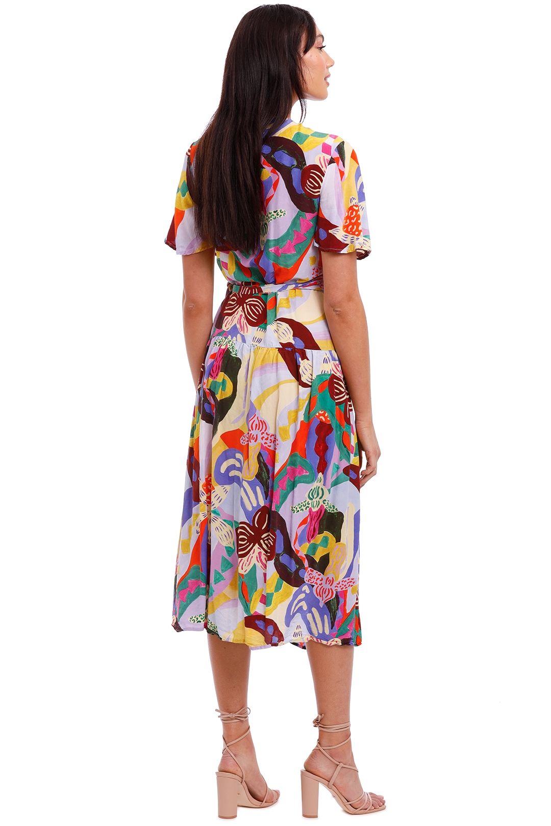 Wild Orchid Wrap Dress by Gorman for 