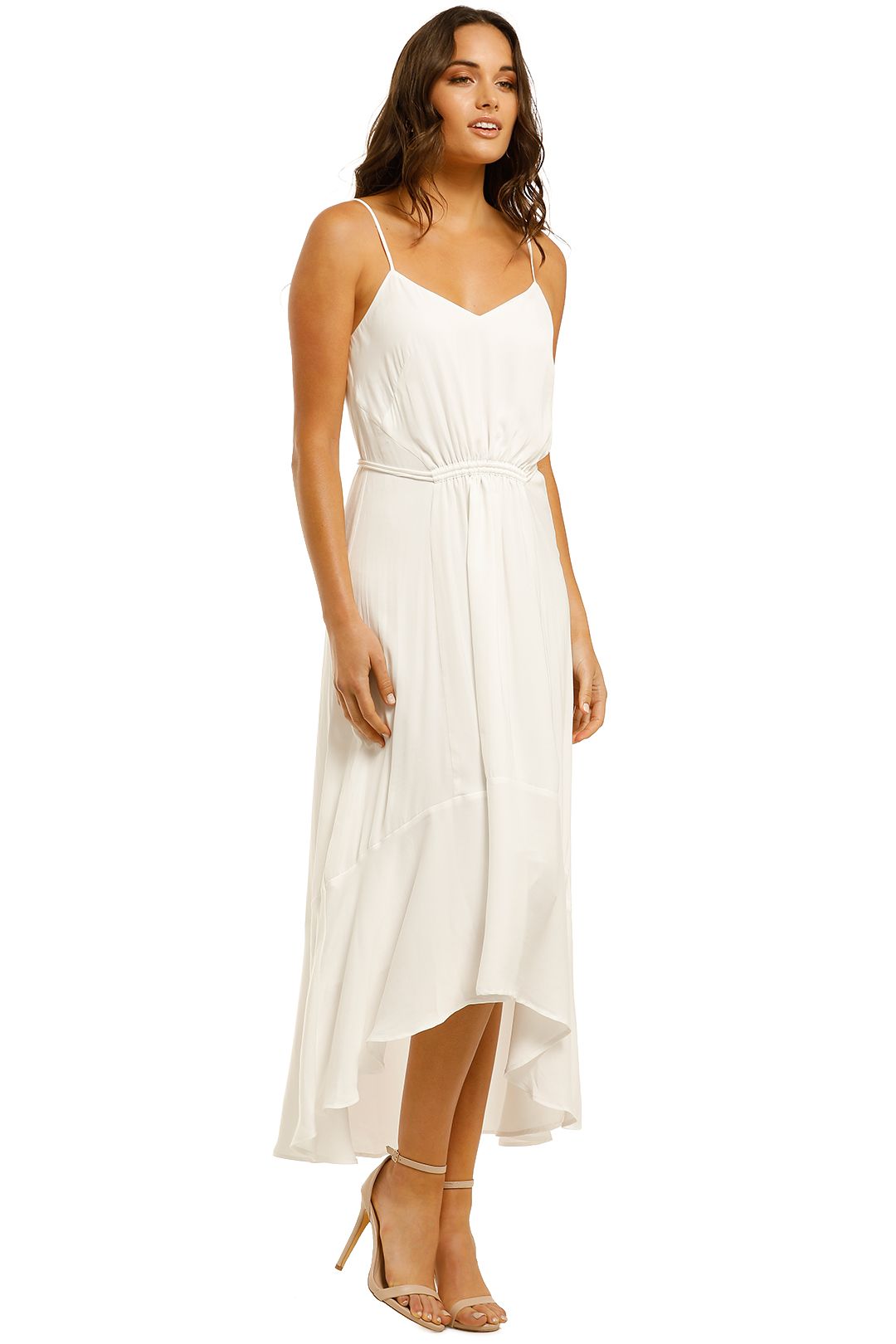 Bayou Dress in White by Grace Willow for Rent | GlamCorner