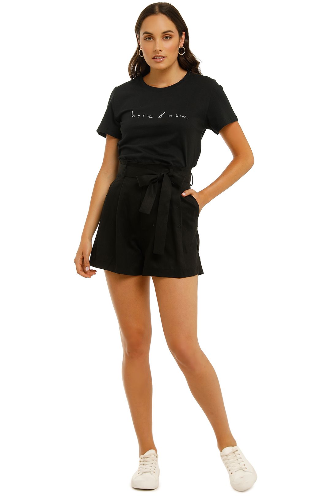 Grace-Willow-Waverley-Short-Black-Front