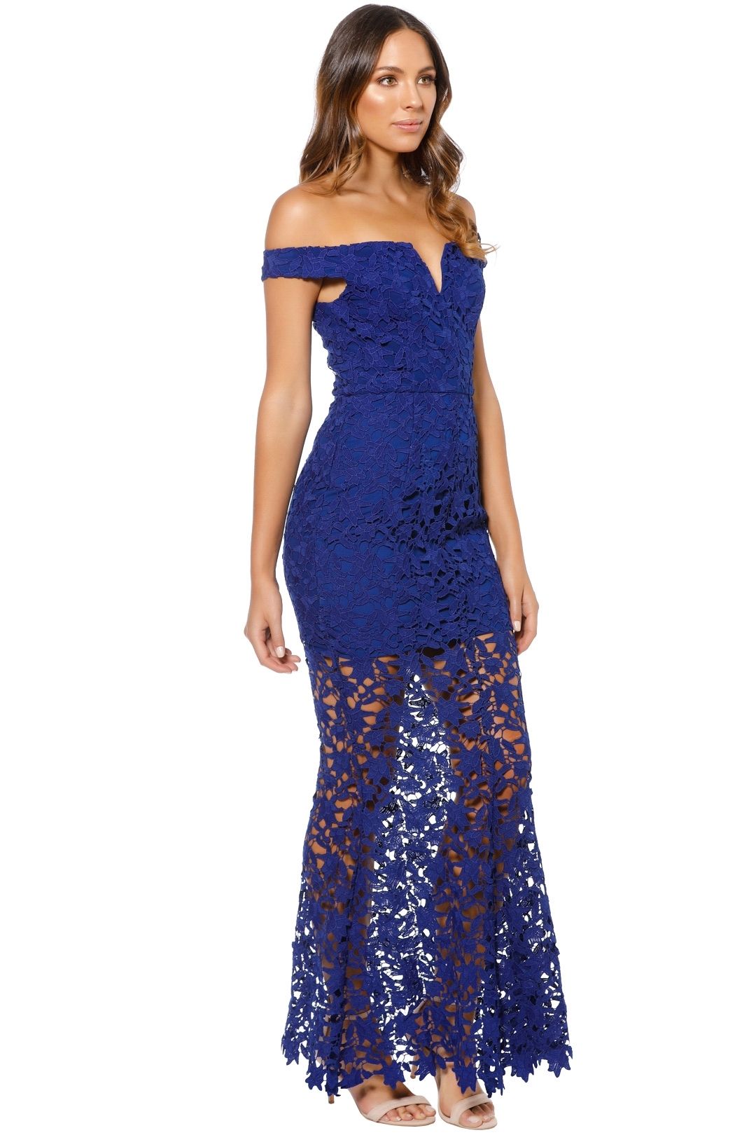 Grace and Hart- Heart beat Gown - Royale - Side