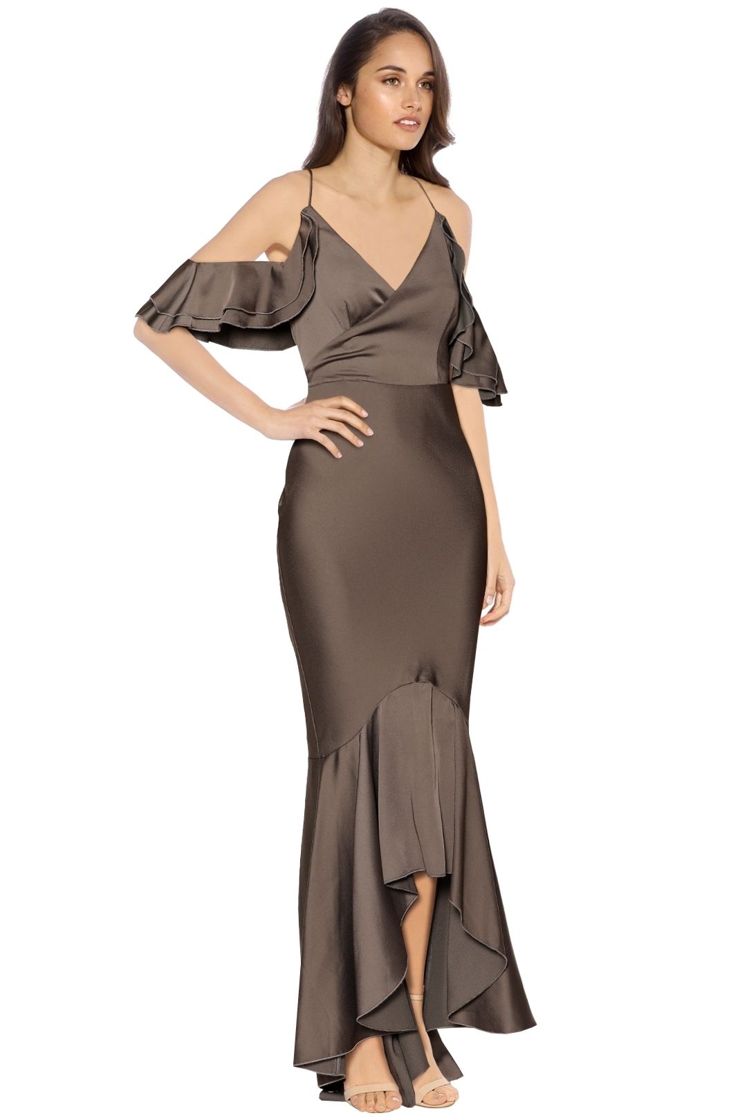 Grace and Hart - Baby's Breath Gown - Mushroom - Side