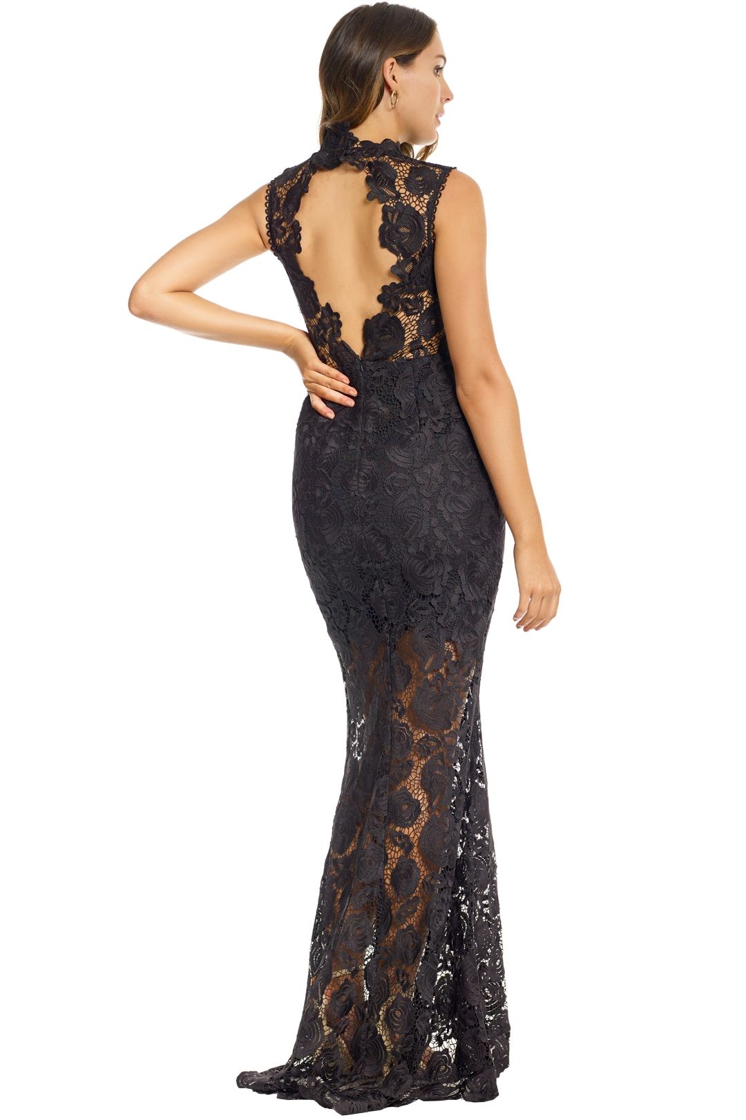 Grace and Hart - Espresso Gown - Black - Back