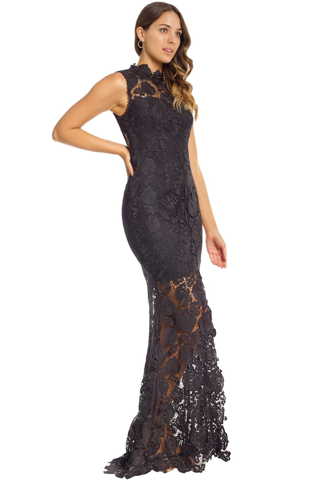 Grace and Hart - Espresso Gown - Black - Side