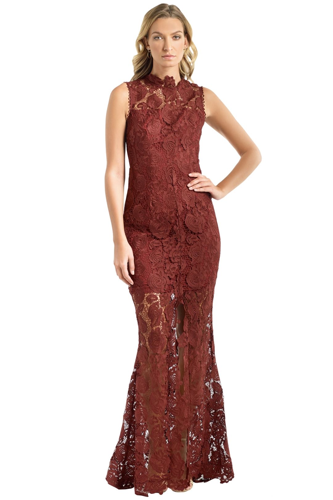 Grace and Hart - Espresso Gown - Red - Front