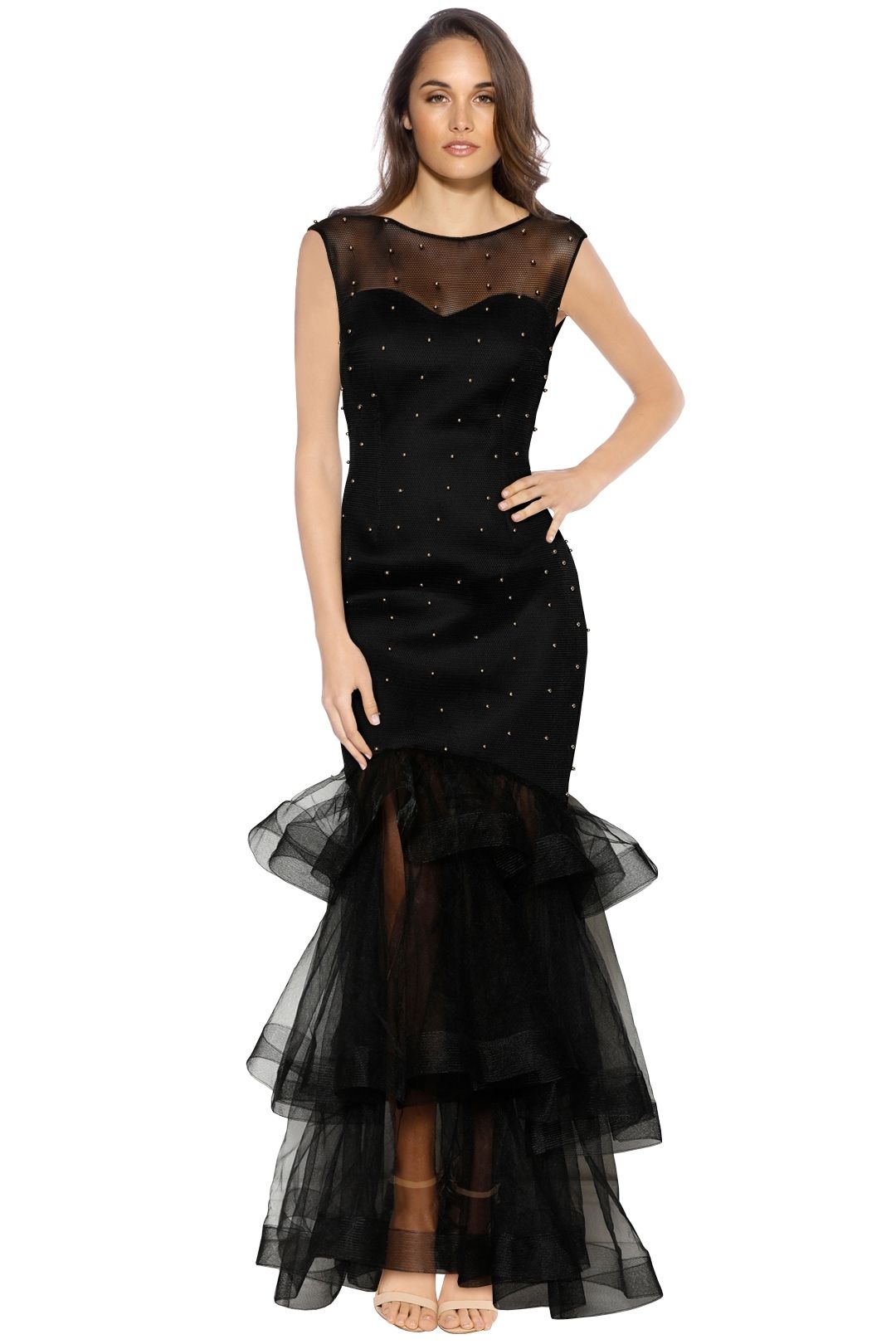 Grace and Hart - Groove Armada Gown - Black - Front
