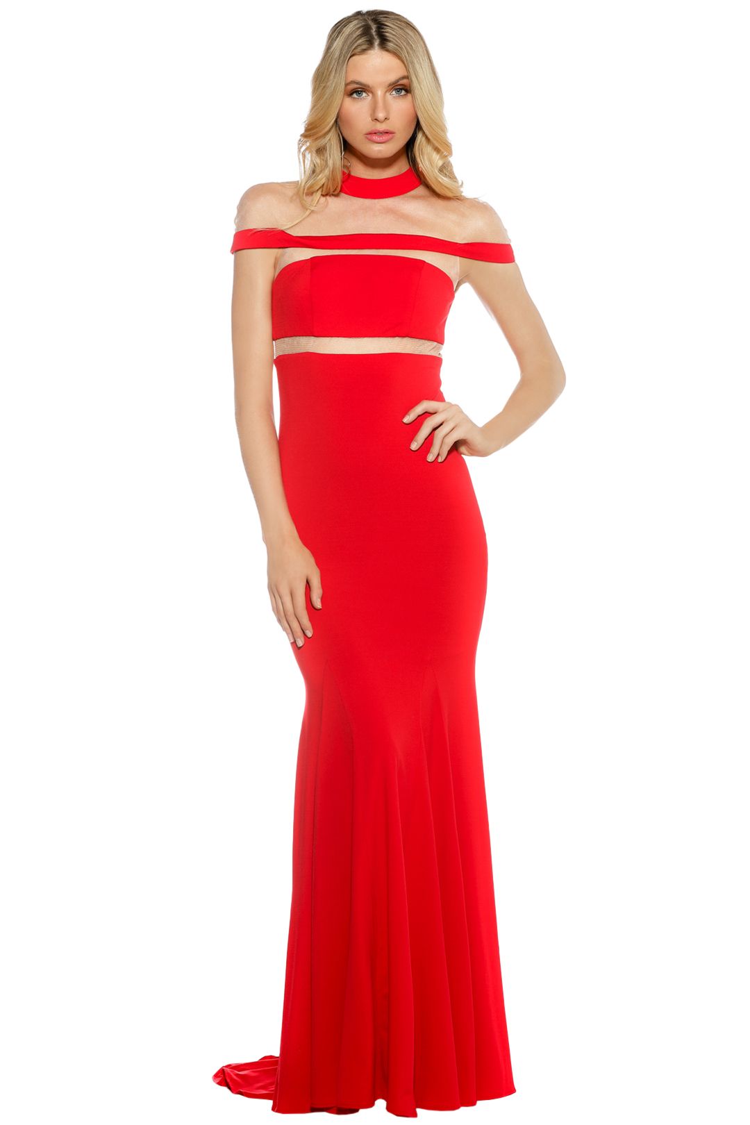Grace & Hart - Muse Gown - Ruby Red - Front