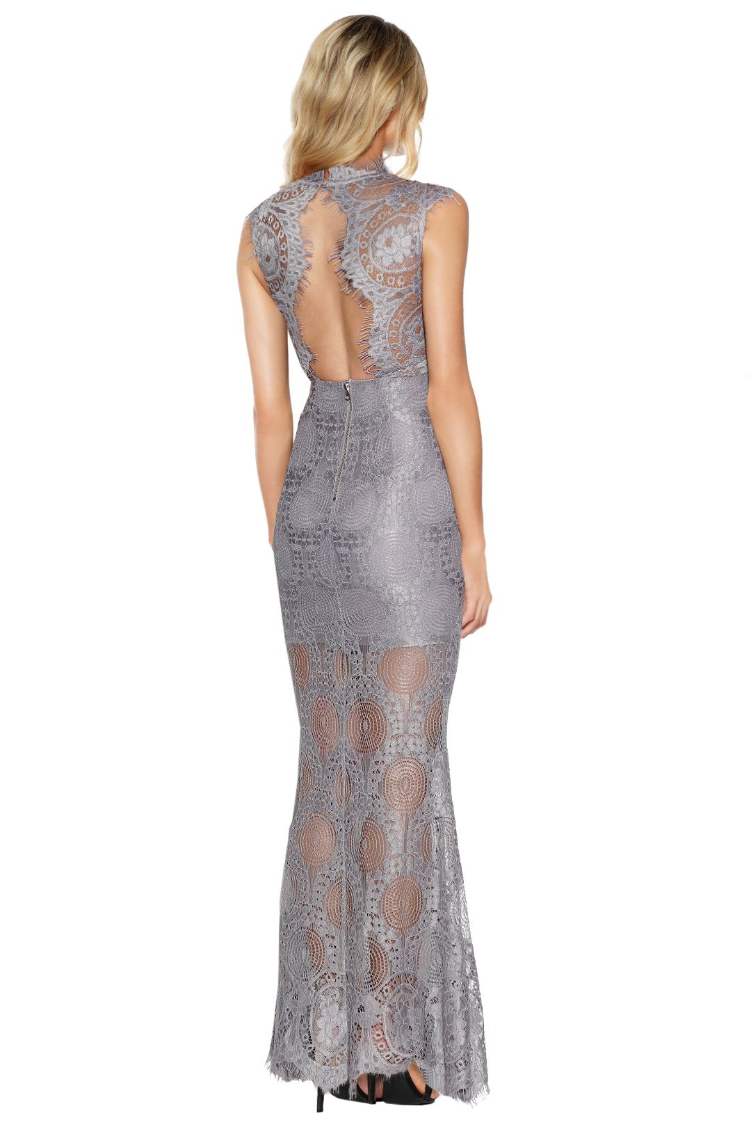 Grace and Hart - Queen Bee Gown - Grey - Back